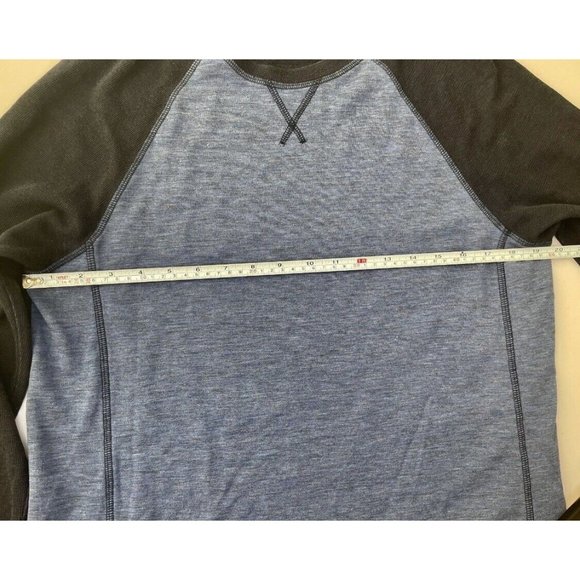 Tommy Bahama Shirt Mens M Blue Long Sleeve Thermal Casual Waffle Knit Cotton Men - Picture 5 of 8